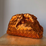Mini Metallic Orange Winnie Bag