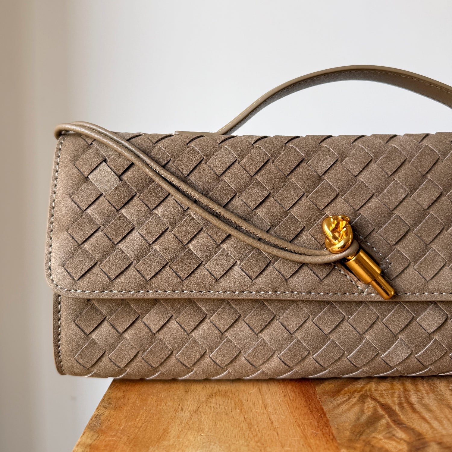 Brushed Margot Clutch Bag