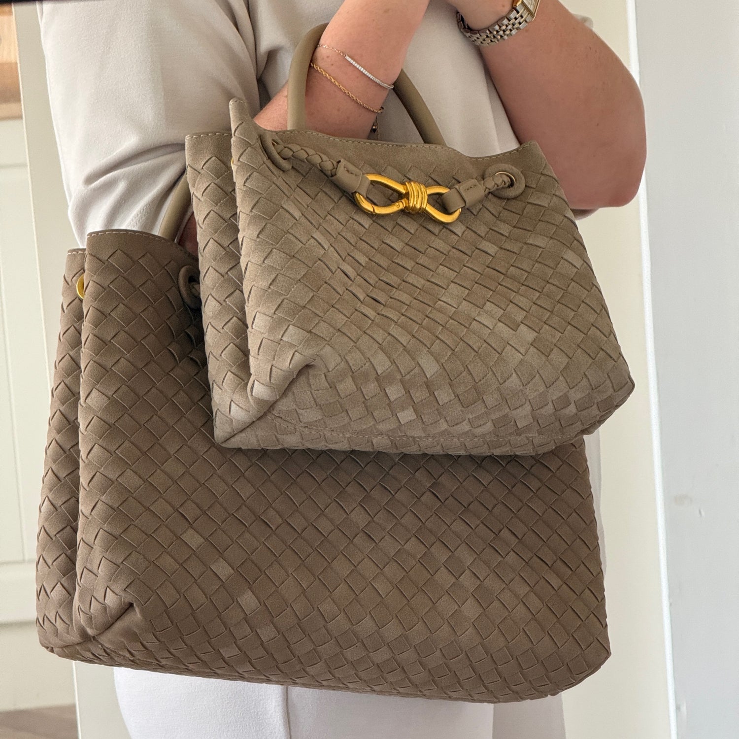 Large Brushed Aurora Bag