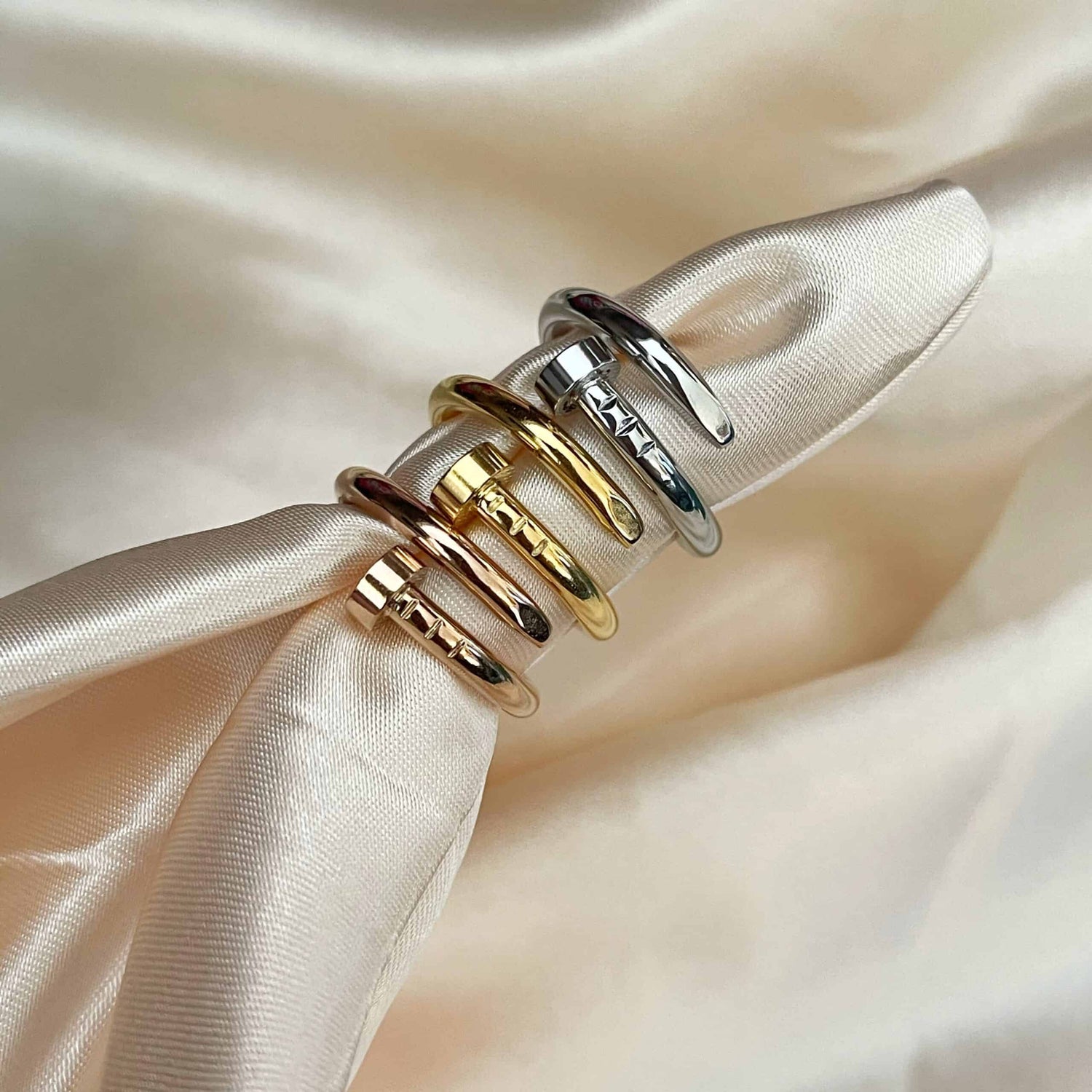 Nail rings all