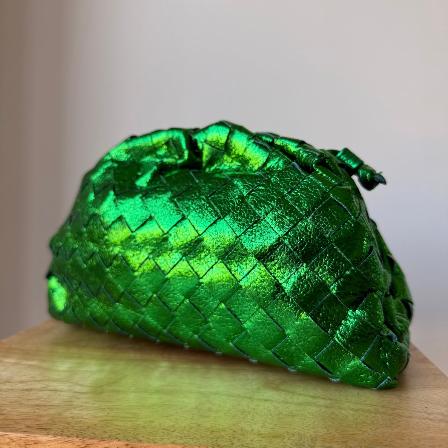 Mini Metallic Green Winnie Bag