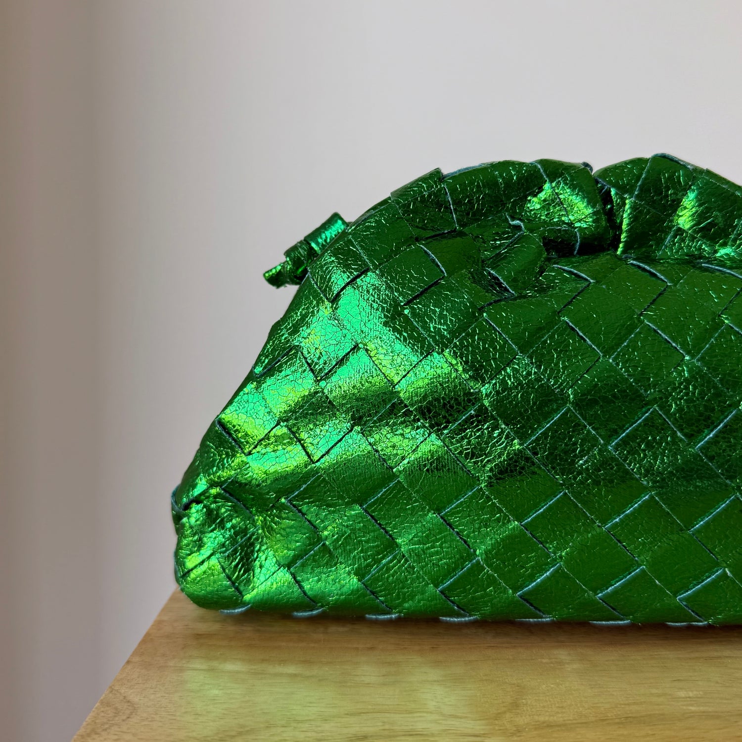 Mini Metallic Green Winnie Bag