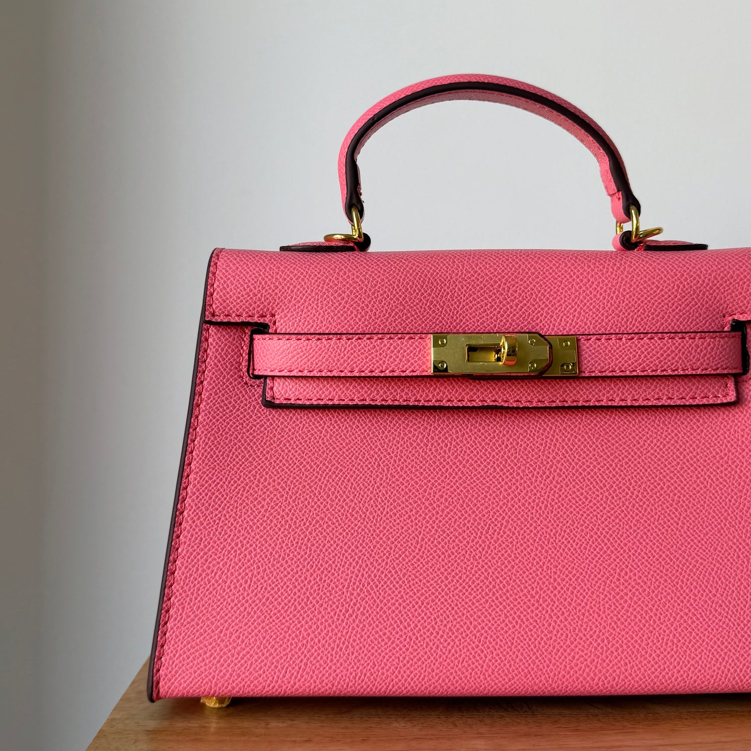 Pink Gold Hardware Eden Bag