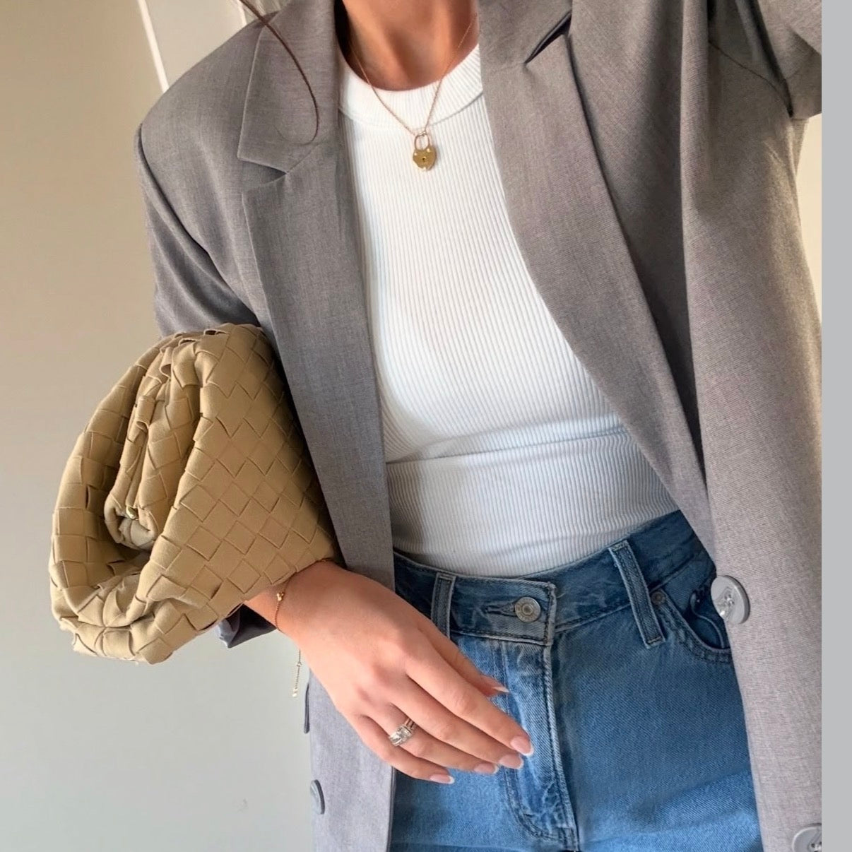 Brushed Large Winnie Bag
