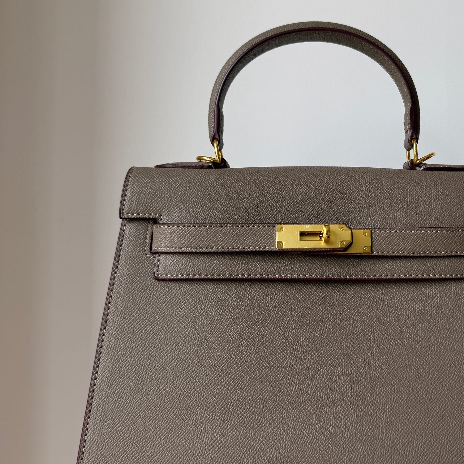 Taupe Large Eden Bag