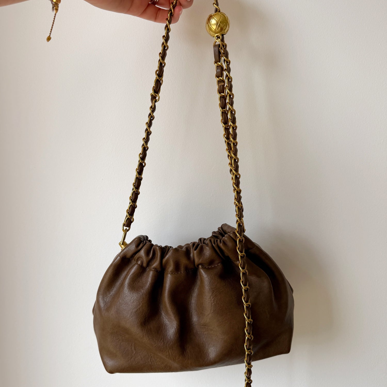 Mabel Chain Brown Bag