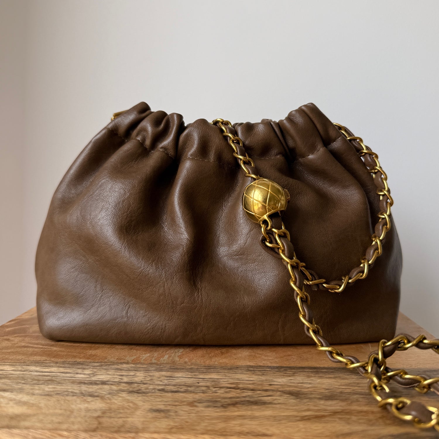 Mabel Chain Brown Bag