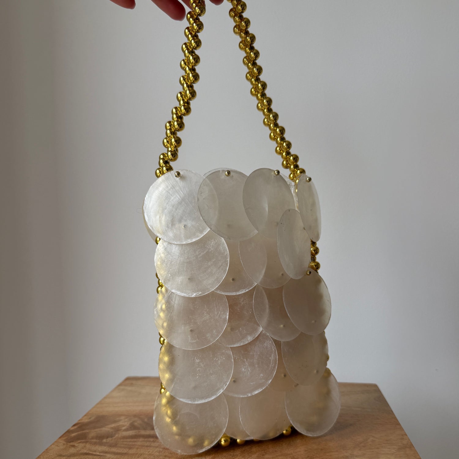 Shell Bead Bag