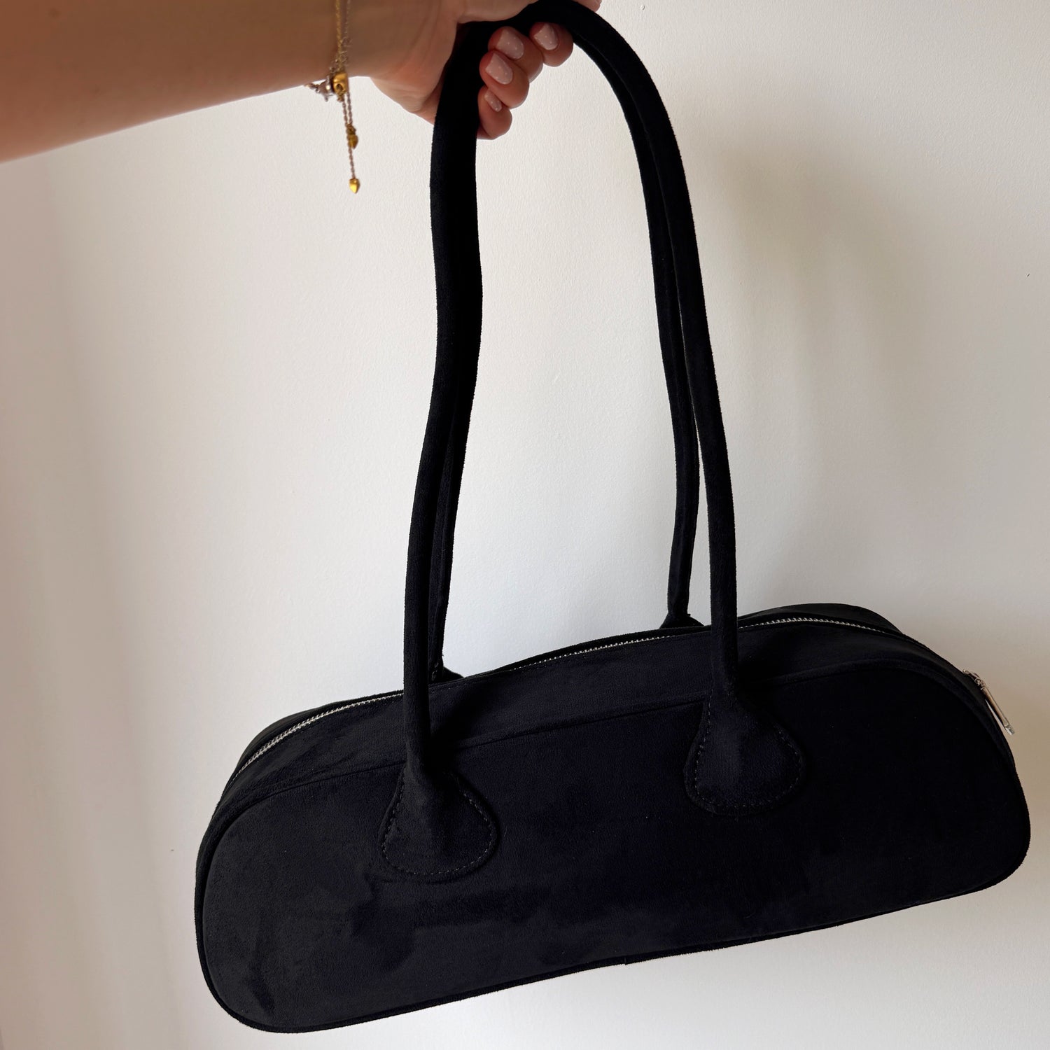 Black Brushed Bowling Bag