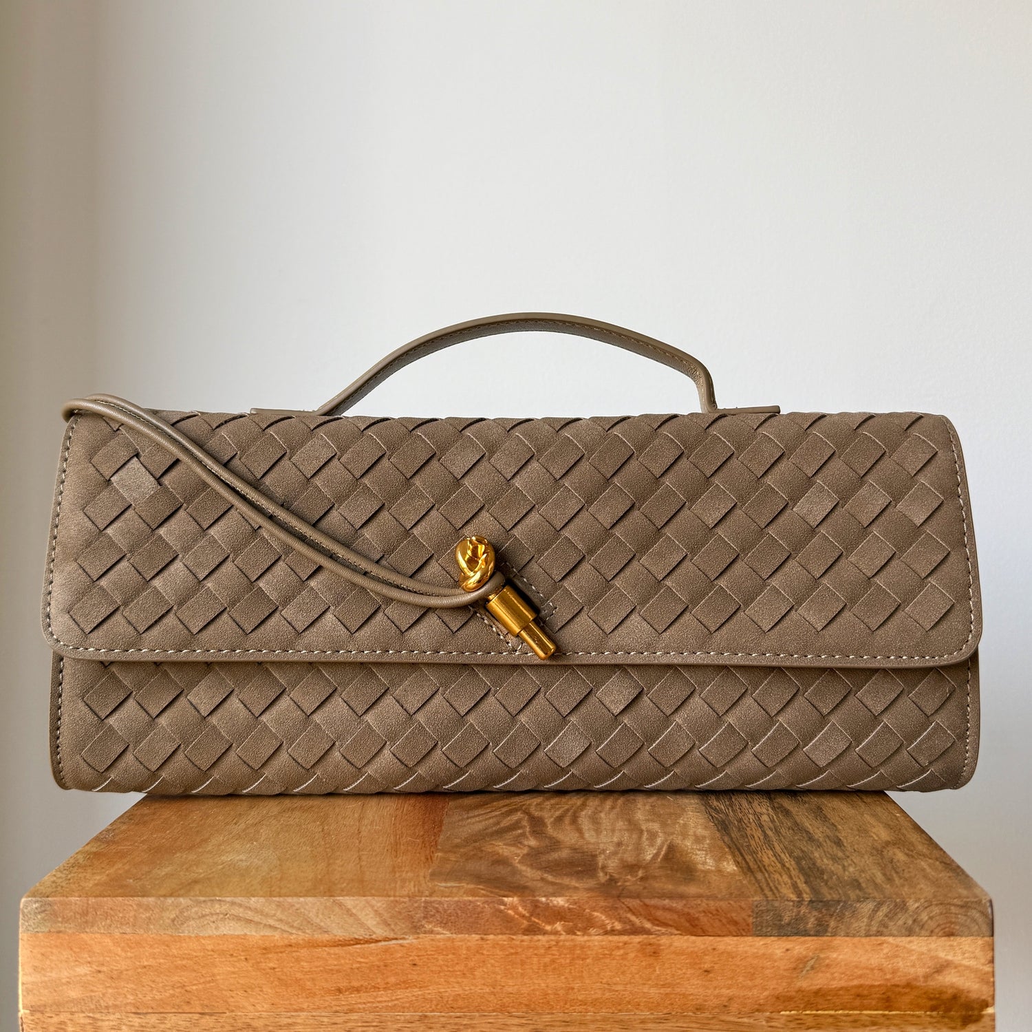 Brushed Margot Clutch Bag