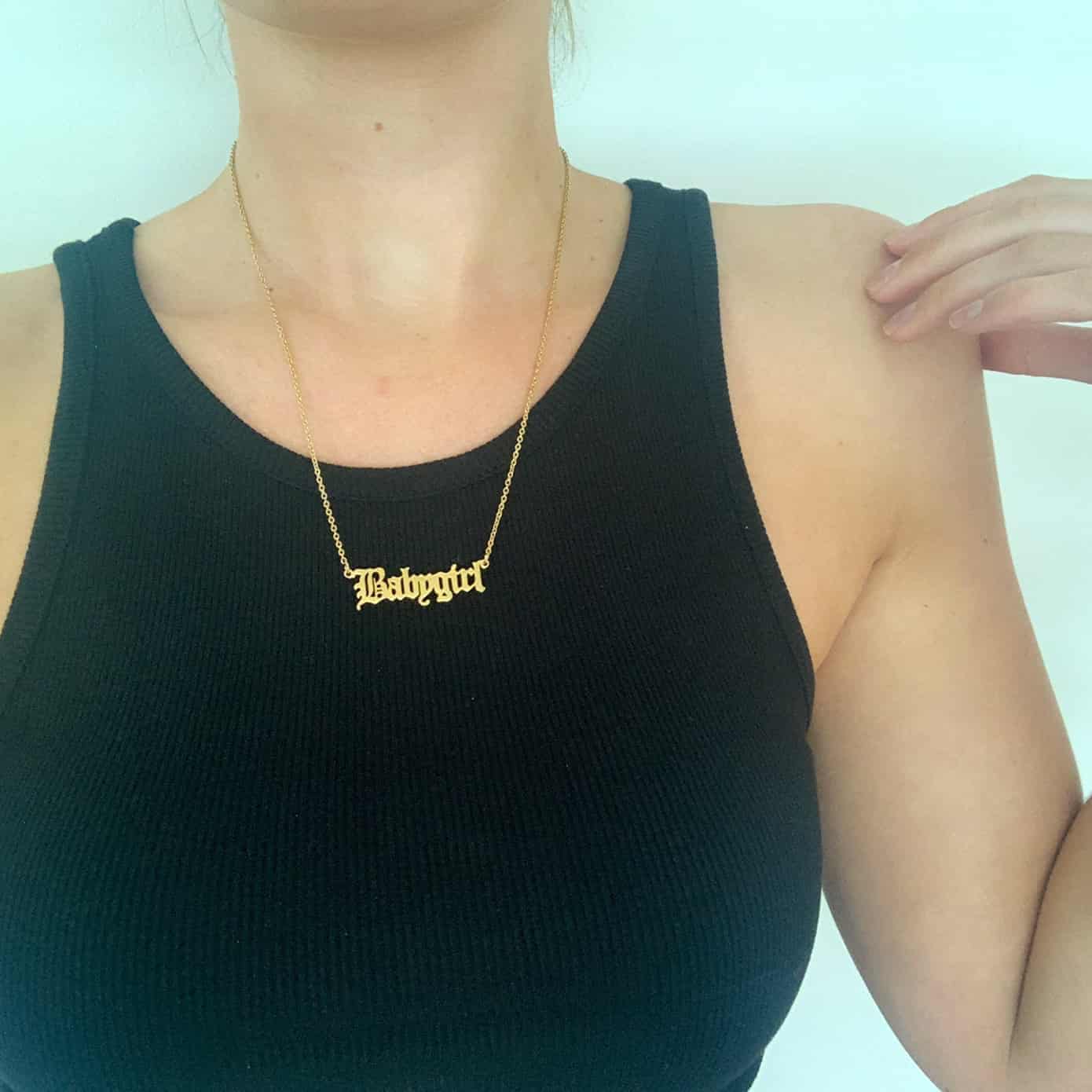 babygirl gold on